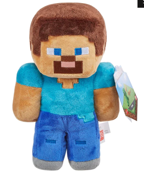 Minecraft Clifts & Caves Steve Plushie